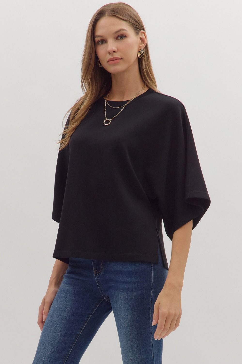 Onyx Relaxed Fit Blouse