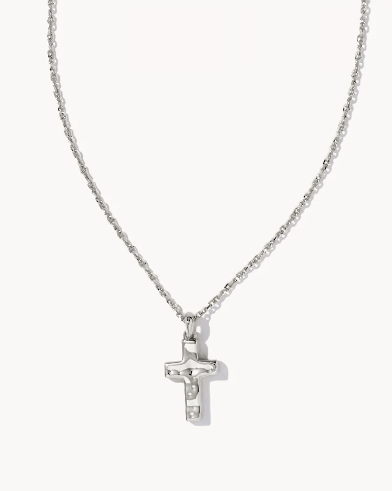 Kendra Scott Women - Accessories - Earrings Cross Pendant Necklace in Silver | Kendra Scott