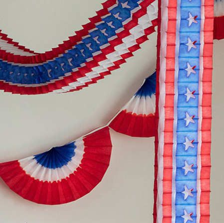 Patriotic Star Garland