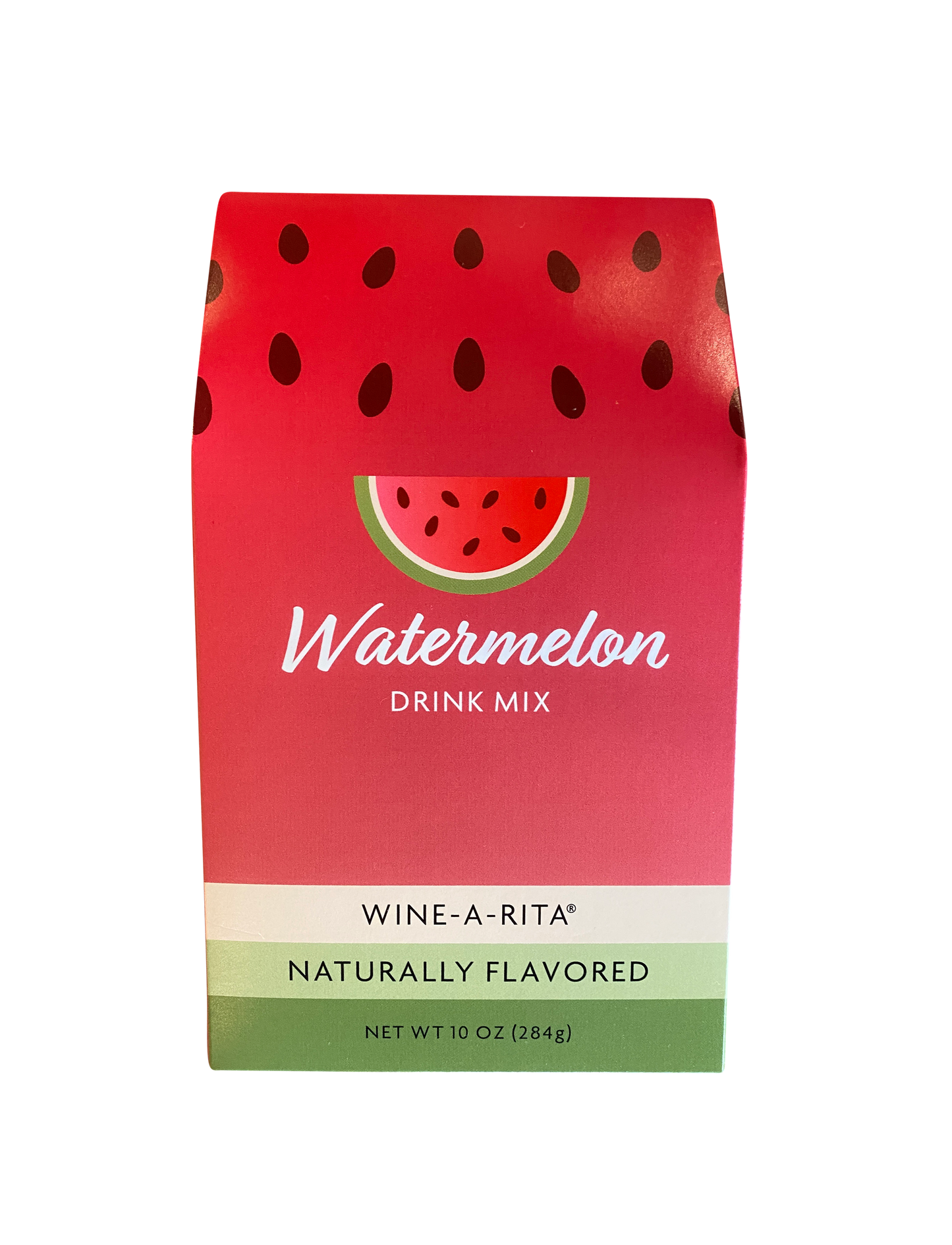 Watermelon Boxed Mix, 10 oz (284g), in a red carton with black seeds, watermelon illustration, and green base.