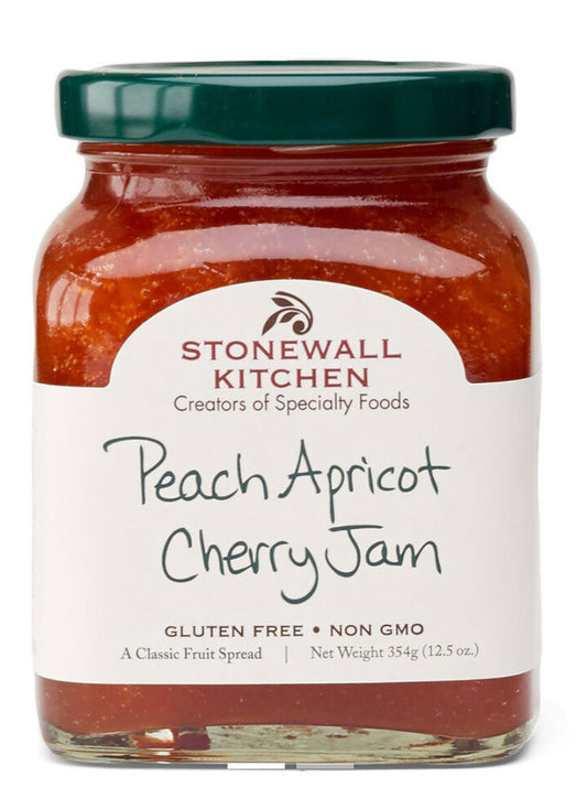 Peach Apricot Cherry Jam 12.5 oz