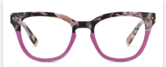 Peepers- Faye Black Marble and Pink