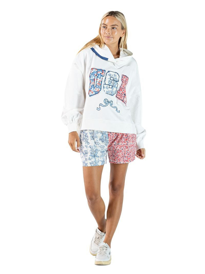American Sweetheart Floral USA Hoodie