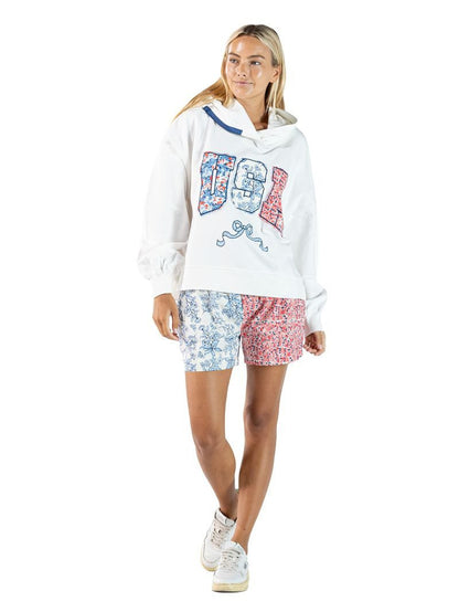 American Sweetheart Floral USA Hoodie