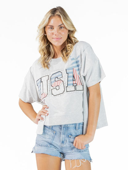 USA Patch Tee
