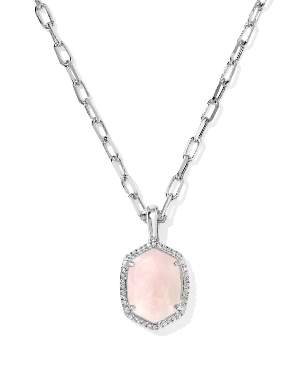 Daphne Pave Frame Pendent Necklace | Kendra Scott