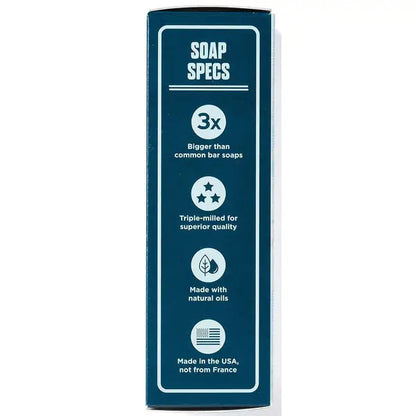 Big Ass Brick of Soap - Superior: 3x larger, triple-milled, natural oils, citrus scent. Made in USA. Size: large bar.