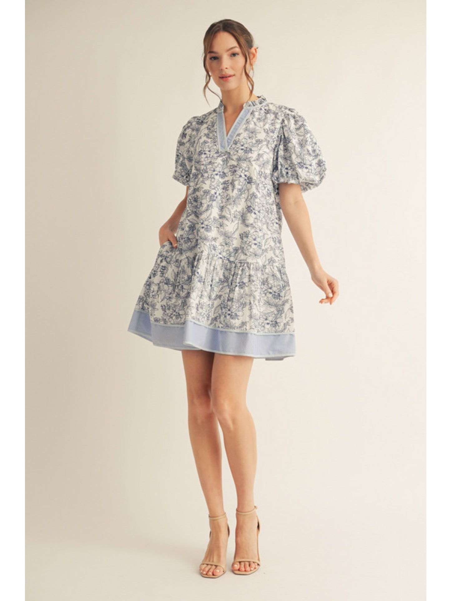 Off the Vine Blue Dress