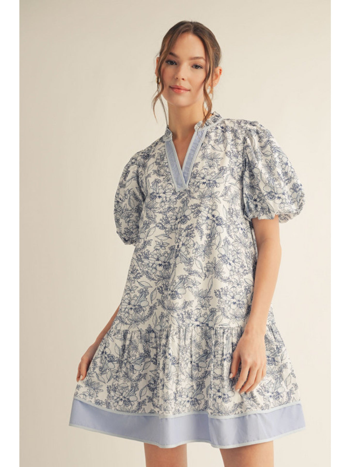 Off the Vine Blue Dress
