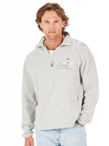 Wesley Heather Gray Quarter Zip