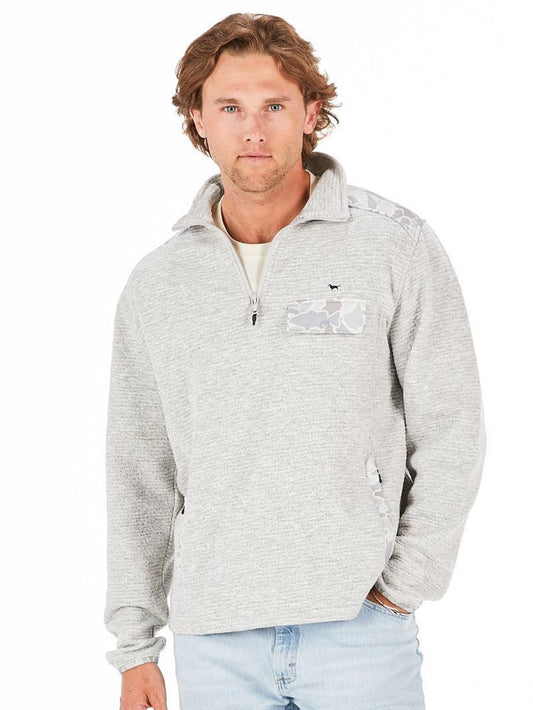Wesley Heather Gray Quarter Zip