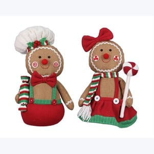 Fabric Christmas Gingerbread Man Plush