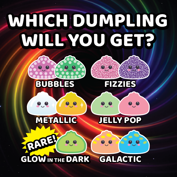 Fun Doh 4" Mystery Dumpling Squish Toy