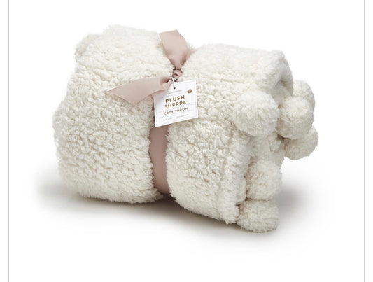 Plush Sherpa Cozy Throw