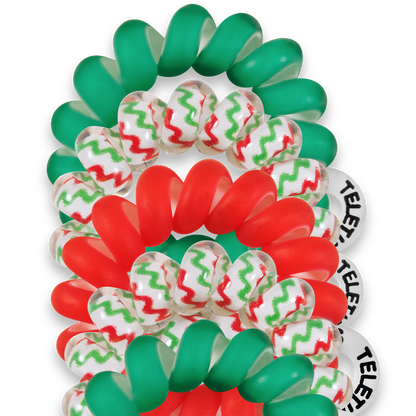 Spiral Hair Coils | Santa Baby Hair Ties