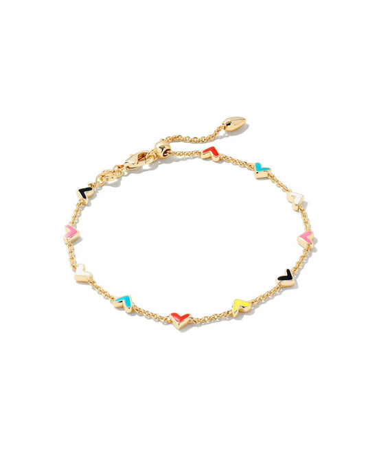 Haven Heart Multi Mix Gold Bracelet | Kendra Scott