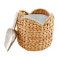Woven Scallop Ice Bucket Set