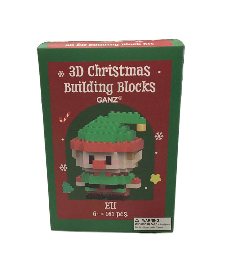 161-piece 3D Christmas Building Blocks box.