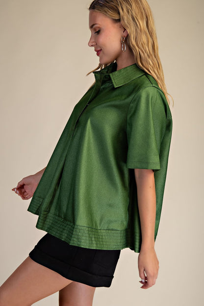 Olivia Green Blouse