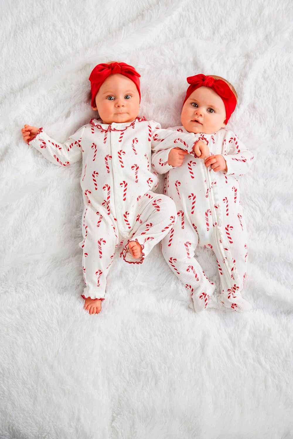 Candy Cane One Piece & Headband Set