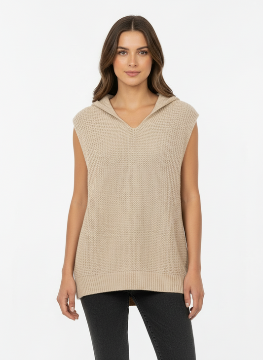 Tan Sweater Vest | White Birch