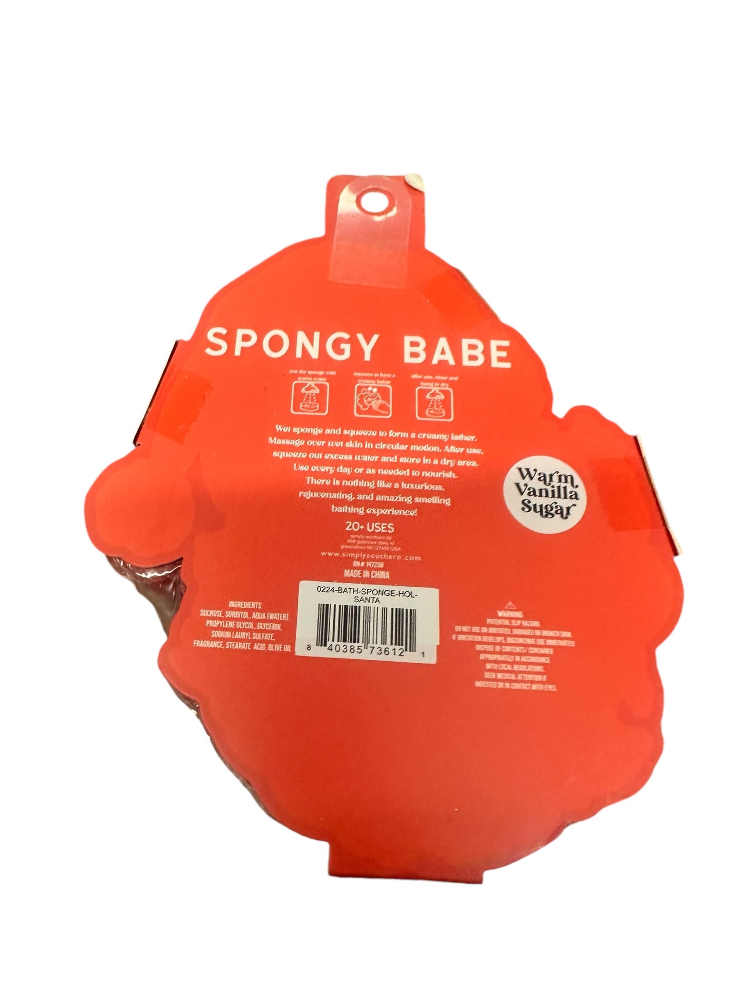 Bath Sponge Holiday