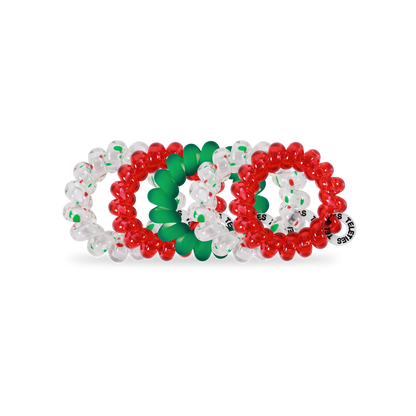 Spiral Hair Coils | Tiny | Seasons Greetings Hair Ties