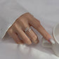 Gold Olive Tree Leaf Branch Band Ring in 925 Sterling Silver (Gold finish), available in sizes 5-9.