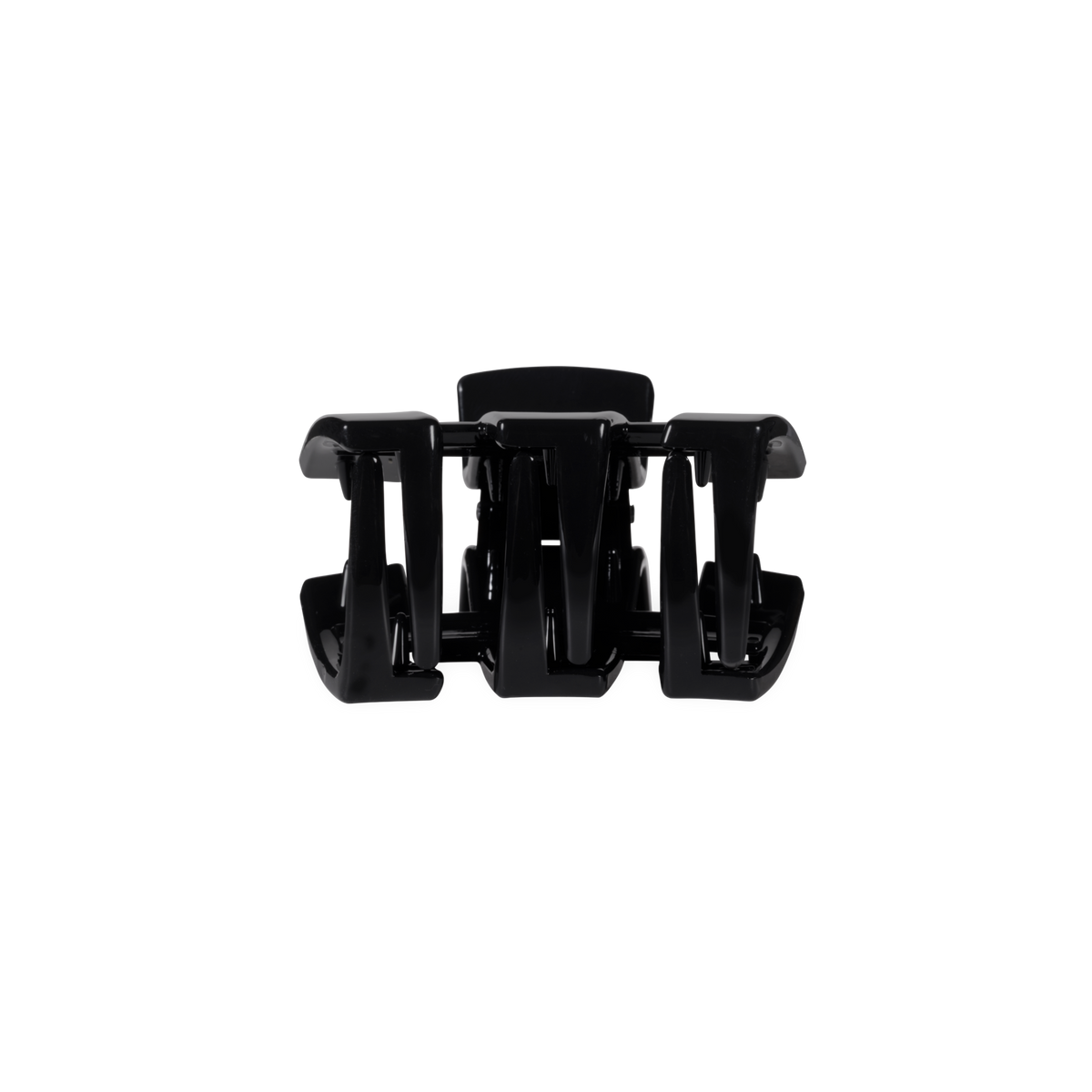 The Classic | Jet Black | Petite | Claw Clip is a durable plastic hair accessory with a no-slip design, available in petite size.