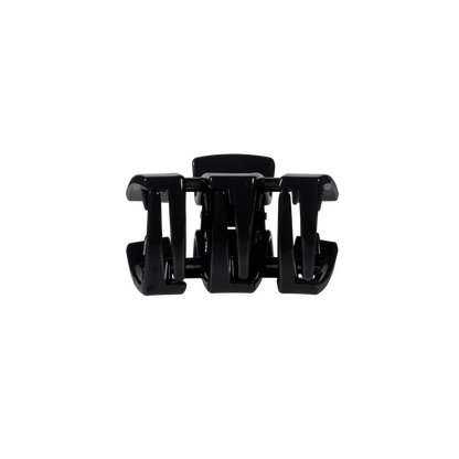 The Classic | Jet Black | Petite | Claw Clip is a durable plastic hair accessory with a no-slip design, available in petite size.