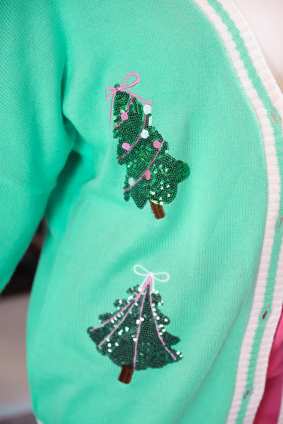 Spruce Trees Relaxed Cardigan