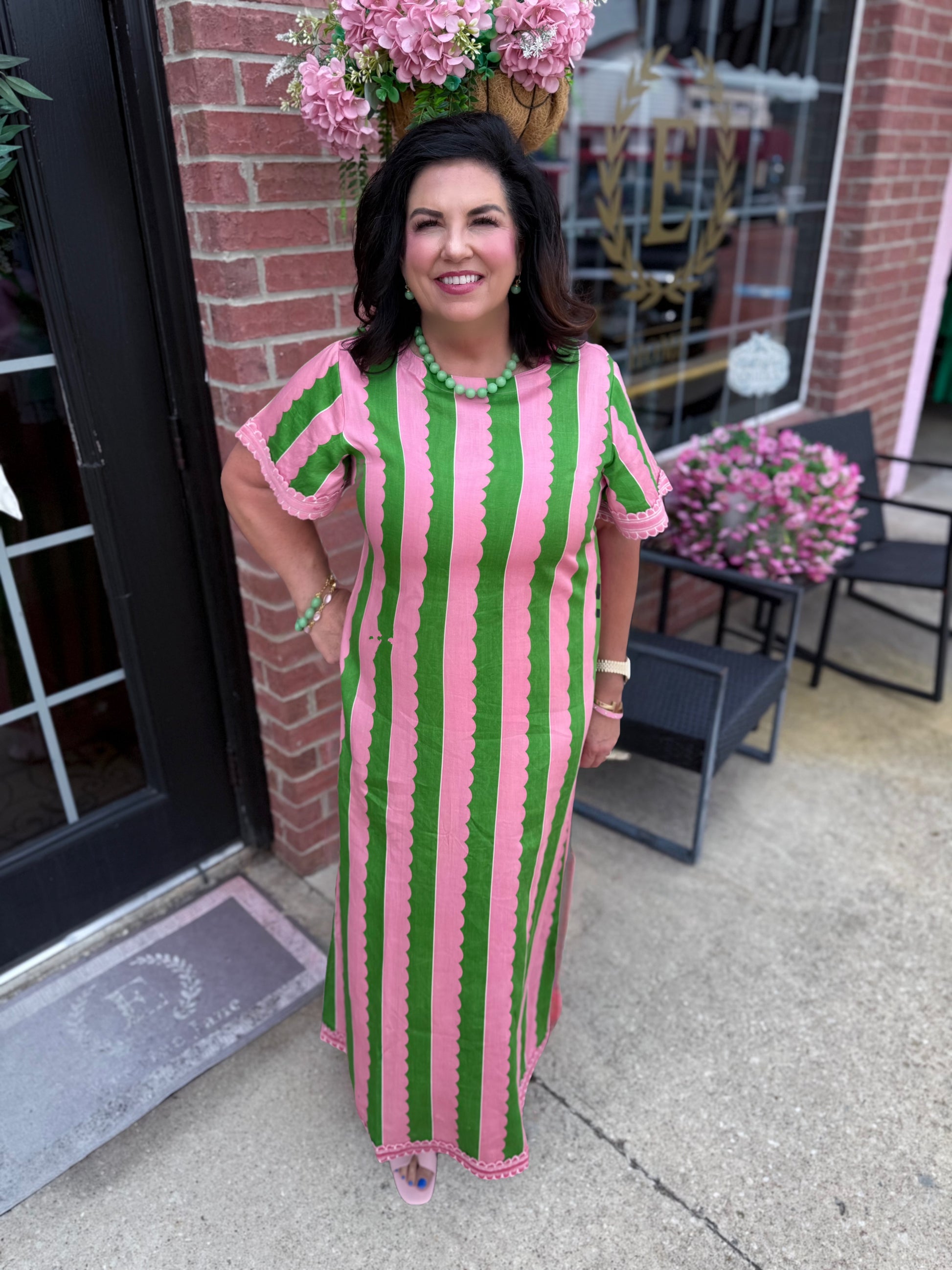 Palace Palm Marisol Caftan, available in sizes XS-XL.