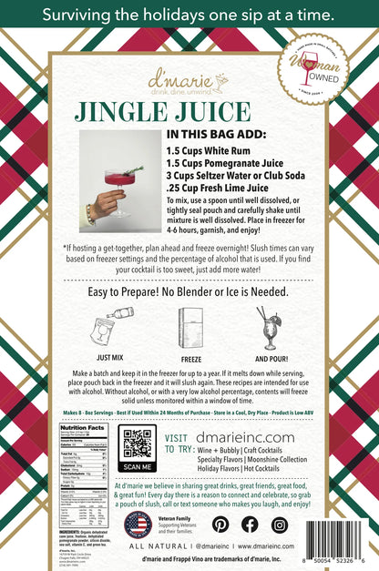 Jingle Juice 10 oz. | d'marie Drink Mixes