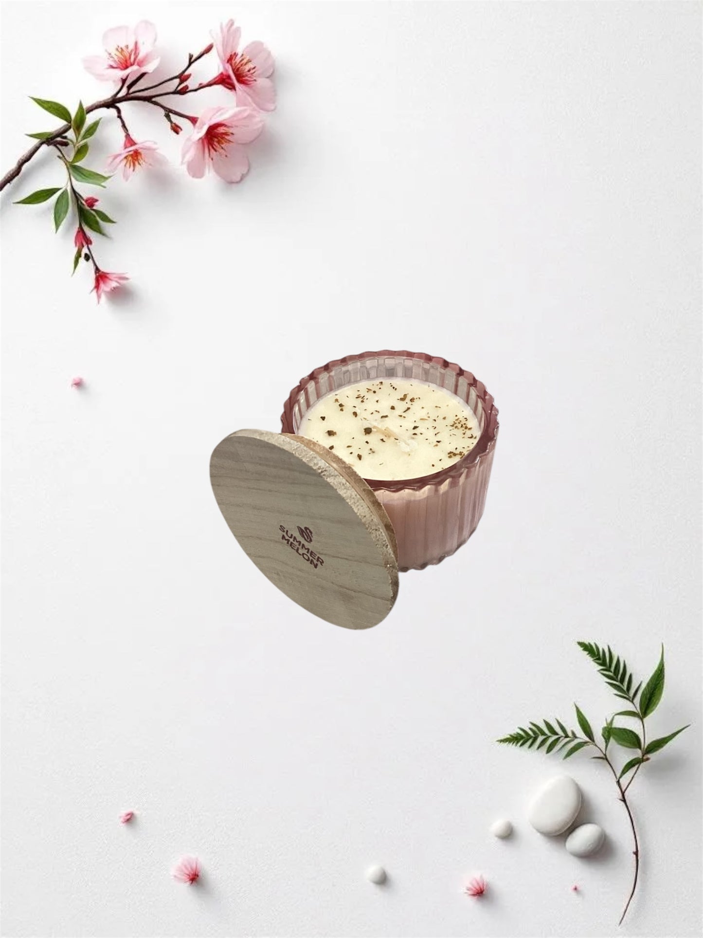 Summer Melon Cathedral Candle
