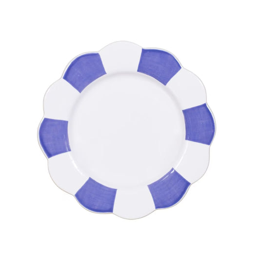 Blue Scallop Plate