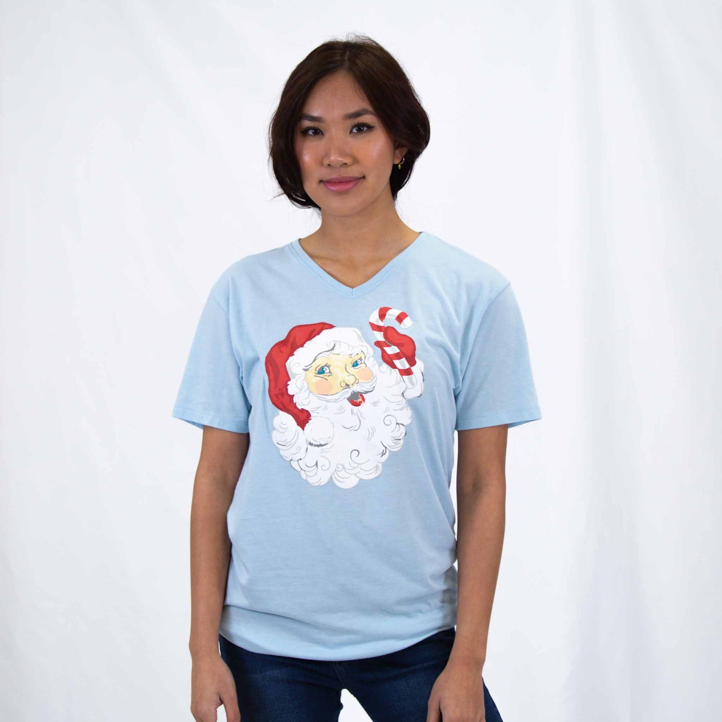 Candy Cane Santa T-Shirt