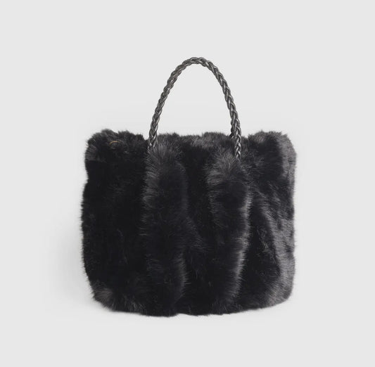 Priscilla Faux Fur Tote