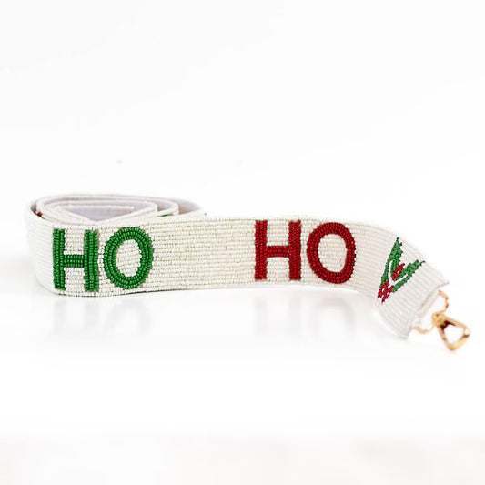 HoHoHo Beaded Purse Strap