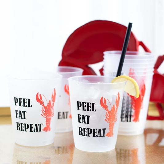 Peel Eat Repeat Party Cups | Set of 10