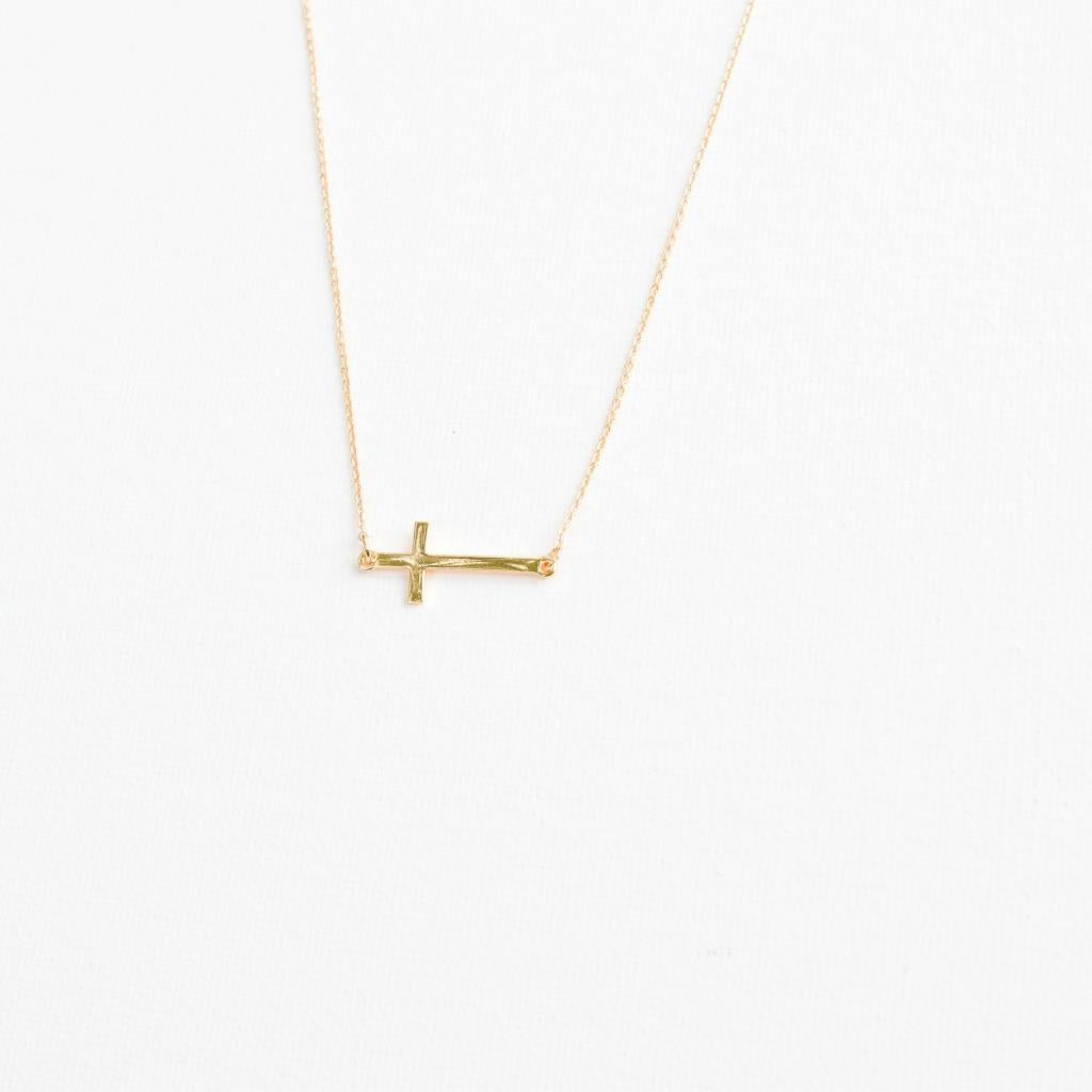 Luxe Necklace Cross Charm