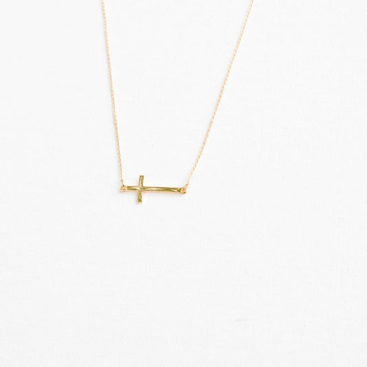 Luxe Necklace Cross Charm