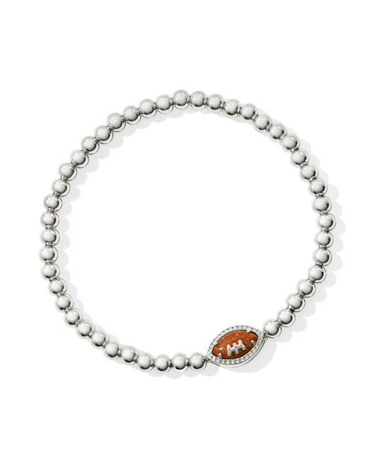 Silver Beaded Football Bracelet | Kendra Scott