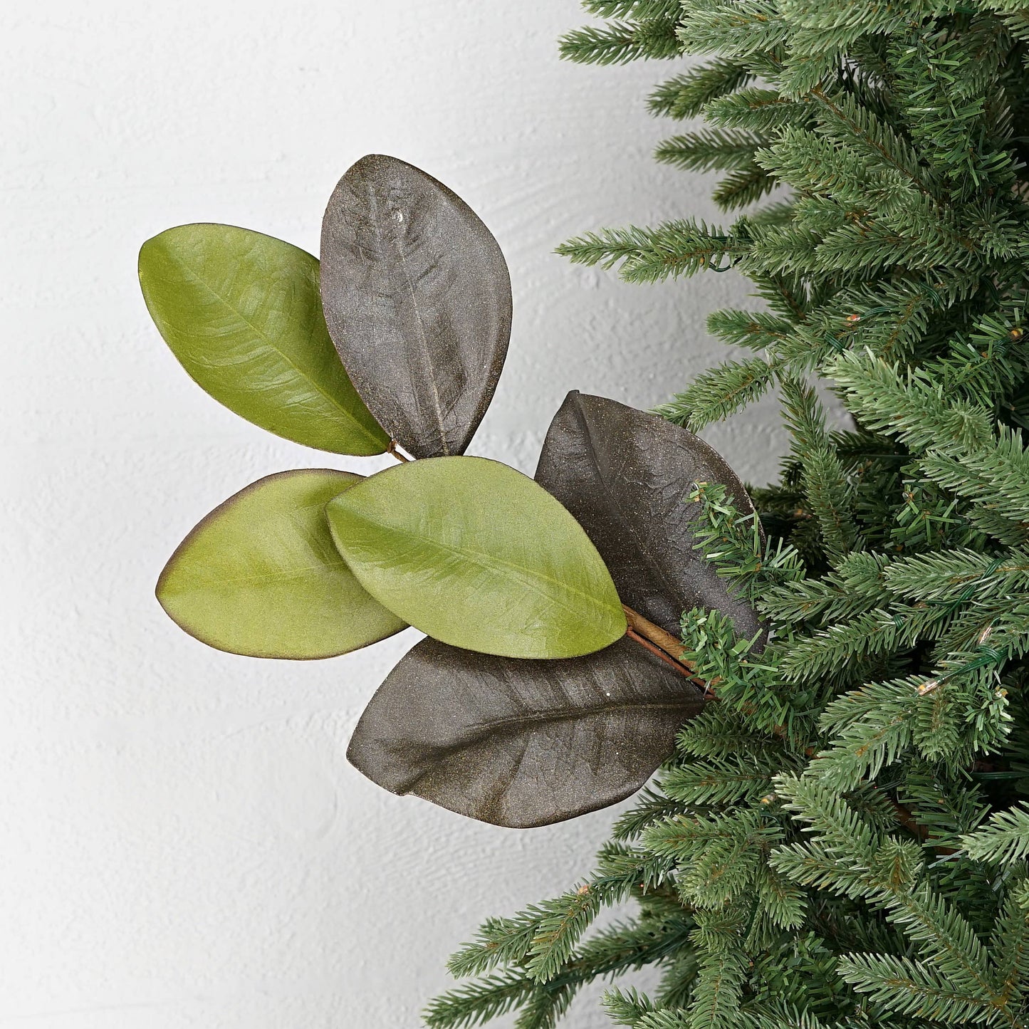 20in Elegant Magnolia Leaves Pick