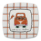 UT Truck Square Melamine Plate