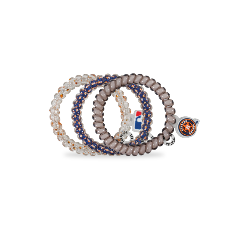 Spiral Hair Coils | Houston Astros Hair Ties