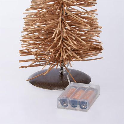 Lighted Rattan Trees