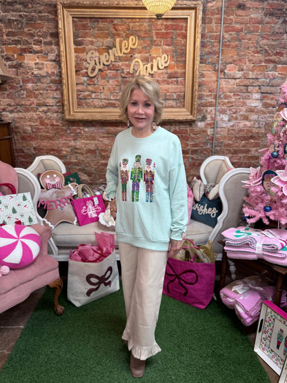 Leah Ruffle Trim Pants