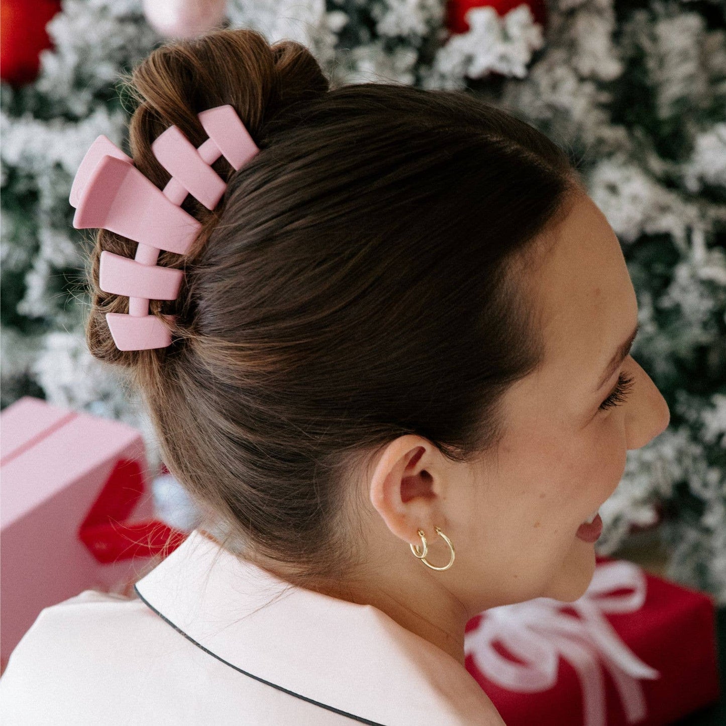 Classic Hair Clip | Merry Pinkmas