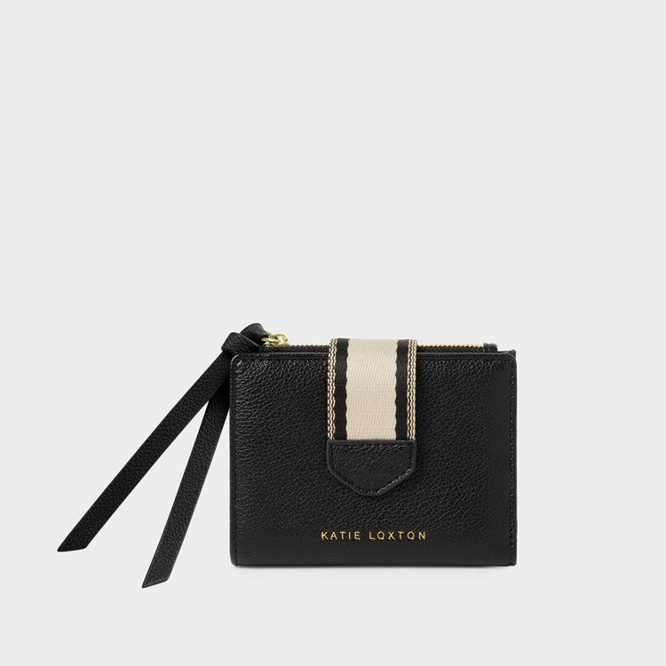 HALLIE PURSE | Black | 3 3/4" x 4 15/16" x 1/2"