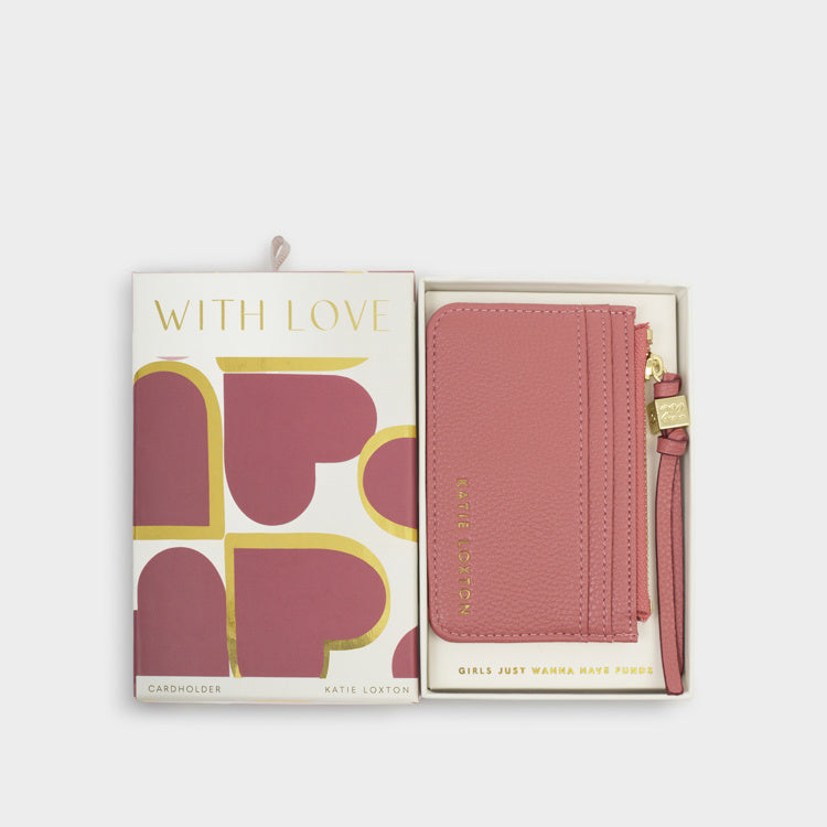 GIFT BOXED COIN &amp; CARDHOLDER | Raspberry Pink | 3 1/8" x 4 1/2"